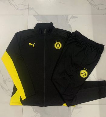 2024-25 Dortmund Black -Dortmund Soccer training uniform  youth size S-3XL