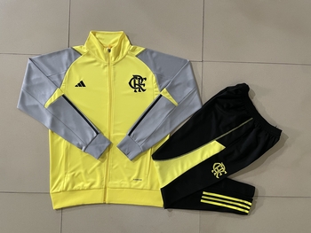 2024-25 Flamengo yellow -Flamengo Soccer training uniform  youth size S-3XL