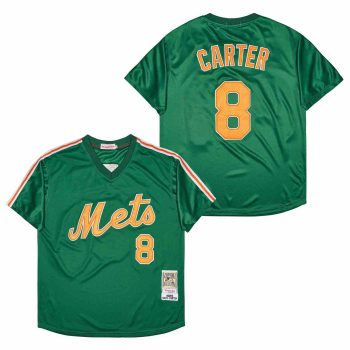 Gary Carter New York Mets Jersey Mitchell & Ness green men women youth size S-6XL