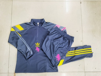 2024-25 Half zip Ewing Sapphire (Vintage) -Juventus Soccer training uniform  youth size S-3XL