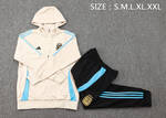 2024-25 Hat Argentina Beige -Argentina Soccer training uniform youth size S-3XL