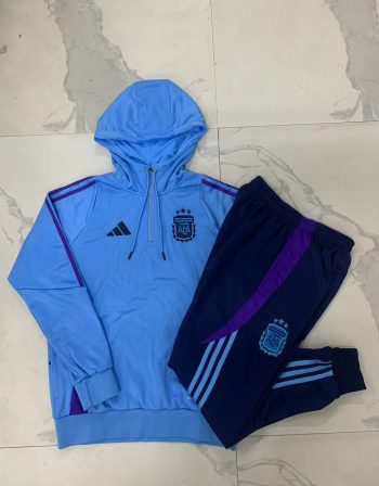 2024-25 Hat Argentina Light blue -Argentina Soccer training uniform youth size S-3XL