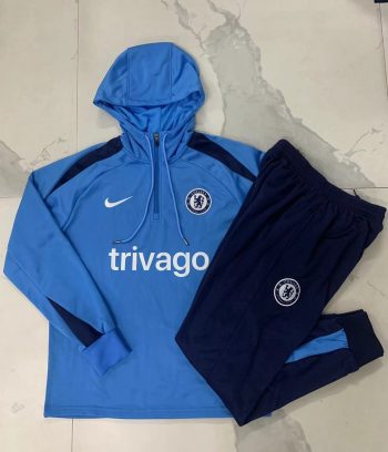 2024-25 Hat Chelsea Lake Blue. -Chelsea Soccer training uniform youth size S-3XL