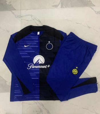 2024-25 Inter Cailan inkjet -Inter Milan Soccer training uniform youth size S-3XL