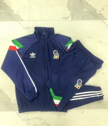 2024-25 Italian Sapphire Blue --Italy Soccer training uniform youth size S-3XL