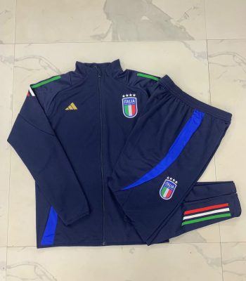 2024-25 Italian Sapphire Blue (four stars) -Italy Soccer training uniform youth size S-3XL