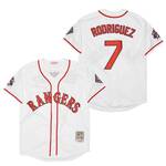 Ivan Rodriguez Texas Rangers Jersey Mitchell & Ness white men women youth size S-6XL