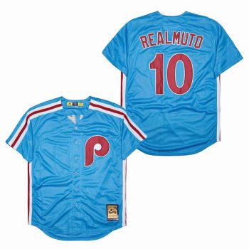 J.T. Realmuto Philadelphia Phillies Jersey Mitchell & Ness men women youth size S-6XL