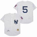 Joe DiMaggio New York Yankees Jersey Mitchell & Ness white retro men women youth size S-6XL