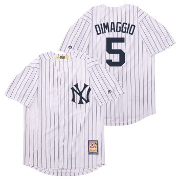 Joe DiMaggio New York Yankees Jersey white Mitchell & Ness men women youth size S-6XL