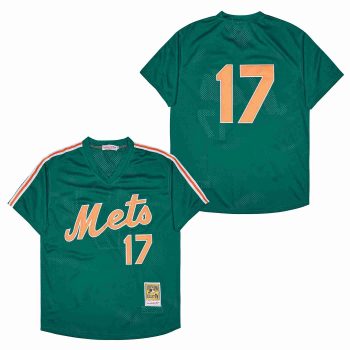 Keith Hernandez New York Mets Jersey Mitchell & Ness St. Patrick’s Day green retro men women youth size S-6XL