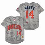 Kent Hrbek Minnesota Twins Jersey Mitchell & Ness grey men women youth size S-6XL