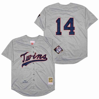 Kent Hrbek Minnesota Twins Jersey Mitchell & Ness grey version men women youth size S-6XL