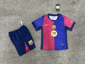 Kids' Wear 24-25 Barca Home (Sponsor) customize name and number