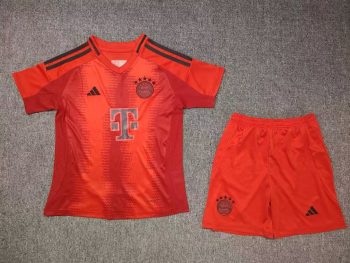 Kids wear 24-25 Bayern home customize name and number