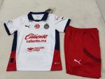 Kids wear 24-25 Chivas away customize name and number
