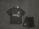 Kids wear 24-25 Corinthian black customize name and number