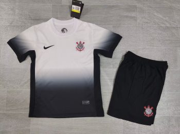 Kids wear 24-25 Corinthians home gradient customize name and number