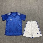 Kids wear 24-25 Cruzeiro home customize name and number