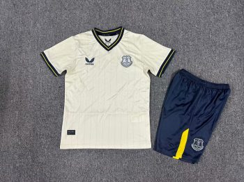 Kids wear 24-25 Everton away customize name and number