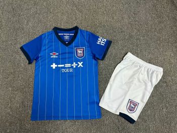 Kids wear 24-25 Ipswich home customize name and number