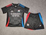 Kids wear 24-25 Lyon away customize name and number