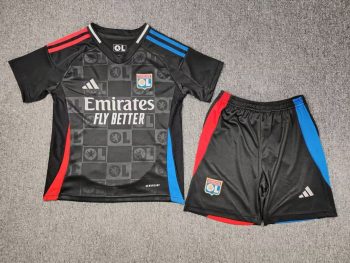 Kids wear 24-25 Lyon away customize name and number