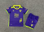 Kids wear 24-25 Malaga away blue customize name and number
