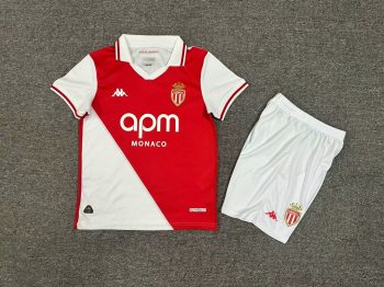 Kids wear 24-25 Monaco home customize name and number