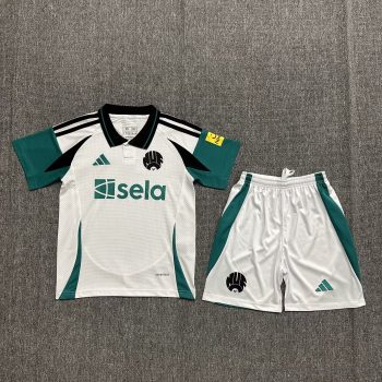 Kids wear 24-25 Newcastle away customize name and number