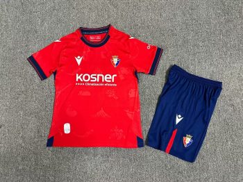 Kids wear 24-25 Osasuna home customize name and number
