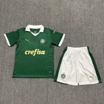 Kids wear 24-25 Palmeiras home customize name and number