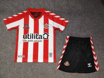 Kids wear 24-25 Sunderland home customize name and number