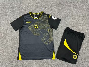 Kids' wear 24-25 Wolves away customize name and number