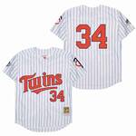 Kirby Puckett Minnesota Twins Jersey Mitchell & Ness white men women youth size S-6XL