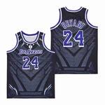 Kobe Bryant 24 Los Angeles Lakers Black Panther Pattern Swingman Jersey – Black