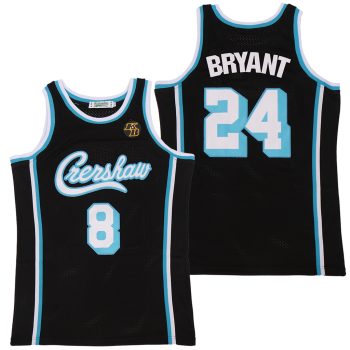 Kobe Bryant Crenshaw 8 X 24 Basketball Jersey black MEN WOMEN YOUTH S-6XL SIZE