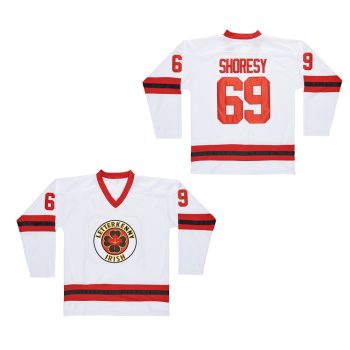 LETTERKENNY SHAMROCKS SHORESY #69 EMBROIDERED HOCKEY JERSEY white MEN WOMEN YOUTH S-6XL SIZE (Copy)