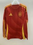 Customize name and number Long Sleeve 2024 Spain home
