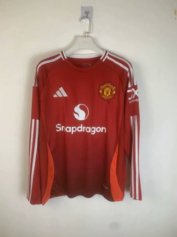 Customize name and number Long sleeve 24-25 Manchester United home