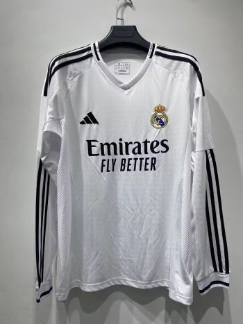 Customize name and number Long sleeve 24-25 Real Madrid home