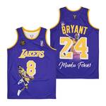 Los Angeles laker #824 Kobe Bryant Cool Base Jersey purple Mexico MEN WOMEN YOUTH S-6XL SIZE
