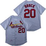 Lou Brock St. Louis Cardinals Jersey Mitchell & Ness men women youth size S-6XL