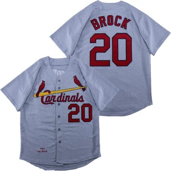 Lou Brock St. Louis Cardinals Jersey Mitchell & Ness men women youth size S-6XL