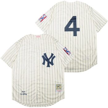 Lou Gehrig New York Yankees Jersey Mitchell & Ness men women youth size S-6XL
