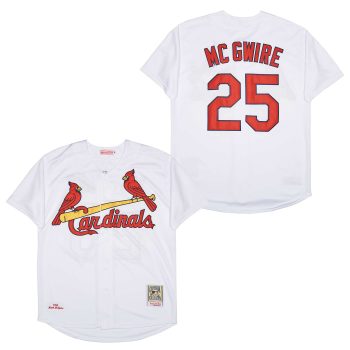 Mark McGwire St. Louis Cardinals Jersey Mitchell & Ness men women youth size S-6XL