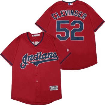 Mike Clevinger Cleveland Indians Jersey Majestic men women youth size S-6XL