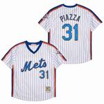 Mike Piazza New York Mets Jersey Mitchell & Ness white version men women youth size S-6XL