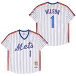 Mookie Wilson New York Mets Jersey Mitchell & Ness men women youth size S-6XL