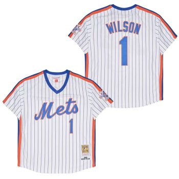 Mookie Wilson New York Mets Jersey Mitchell & Ness men women youth size S-6XL